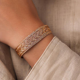 北京仓｜Maayaz-Intermix n°1-太妃糖 编织 手链［摩洛哥设计师］