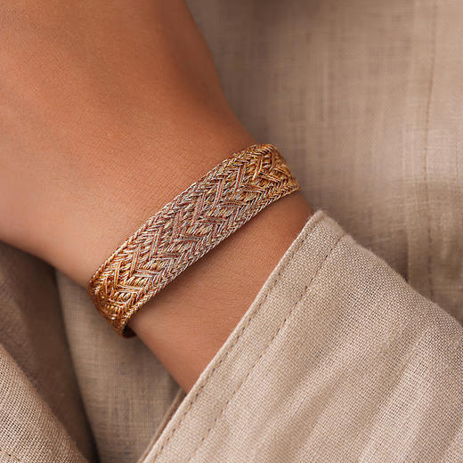 北京仓｜Maayaz-Intermix n°1-太妃糖 编织 手链［摩洛哥设计师］ 商品图0