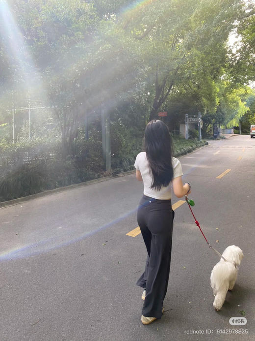 77-3 越南货 自留 lulu throwback still高腰阔腿长裤 轻薄 瑜伽裤 nunu绵密垂坠面料 商品图1