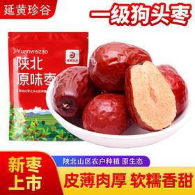 革命老区陕北一级狗头枣两斤包邮