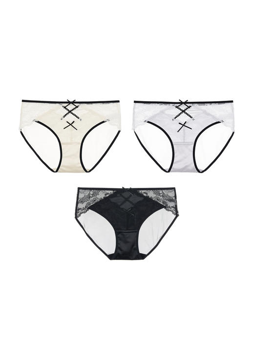 【满4条/7.5折】（小版）【秀黛】女时尚蕾丝三角裤女士内裤（1条）S6333015T【门店同款】【内裤非质量问题不退换】 商品图4