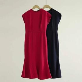 【à perles】GIA 醋酸真丝鱼尾连衣裙