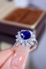 2.22ct刻面蓝宝石戒指 商品缩略图0