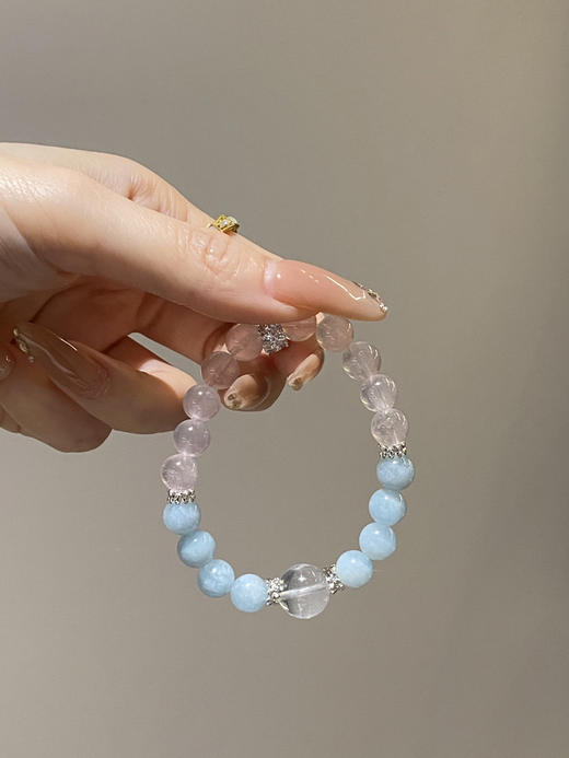 海蓝宝配粉晶 商品图2