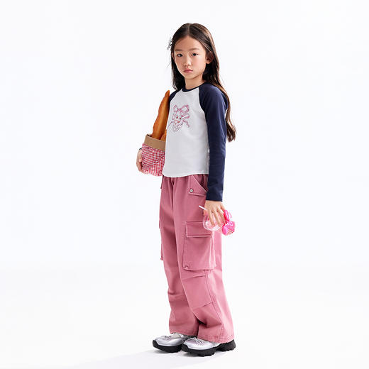 【实体店同款】女童长袖针织衫秋季新款安奈儿童装AG531280 商品图5