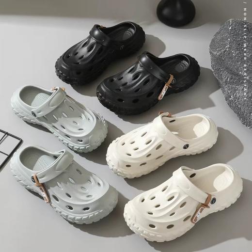 夏季新款男士包头两穿运动休闲时尚沙滩花园鞋洞洞鞋【WG25262】 商品图1