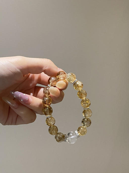 黄阿塞➕白水晶手串 商品图0