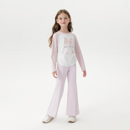 马克珍妮女童轻盈软弹空气微喇裤 儿童卫裤 秋装新品裤子551506 商品图3