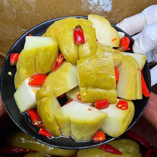 【非遗传承❗️古法传统泡佛手瓜】优选食材，酸辣不甜，清脆爽口，经典川味！老坛泡菜土坛脆嫩爽口四川下饭菜开胃菜-d 商品图2