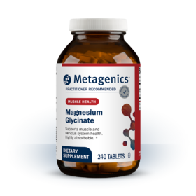 Metagenics甘氨酸镁Magnesium Glycinate麦特金尼斯活性镁高吸收