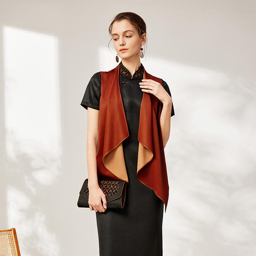 TANGY Collection天意2025秋季新品商场同款女马夹L253005 商品图1