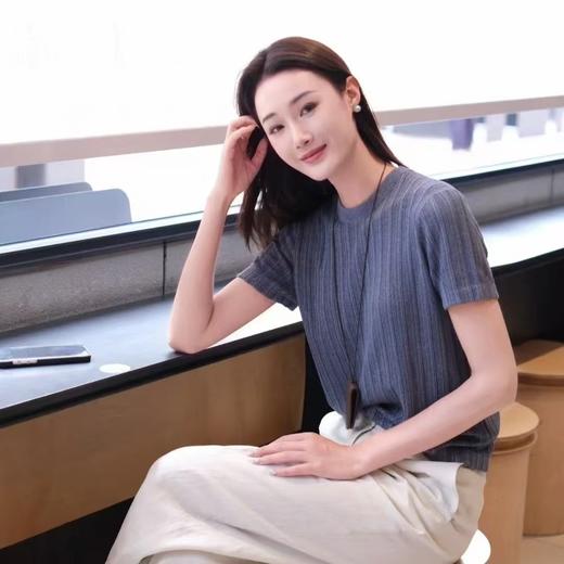 【à perles】小禾家，真丝和亚麻混纺的针织衫 商品图3