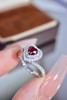 0.5ct刻面红宝石戒指 商品缩略图2