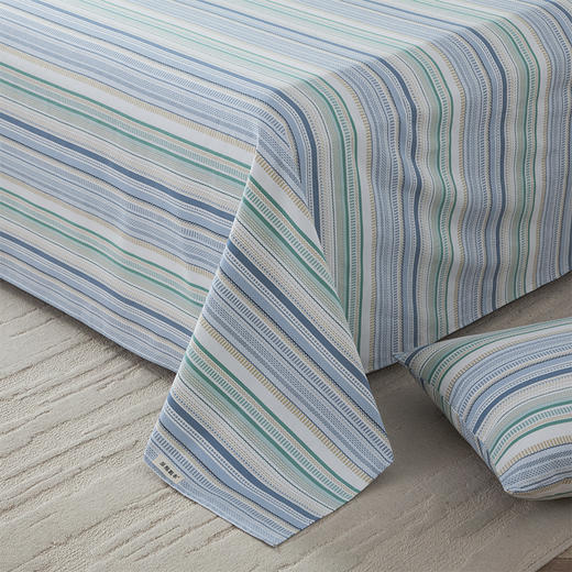 faunen芳恩 全棉老粗布床单三件套 FN-X5031 梦江南 (230×245cm) 商品图4