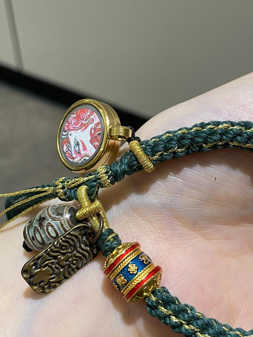 藏式唐卡手工编绳手链 商品图3