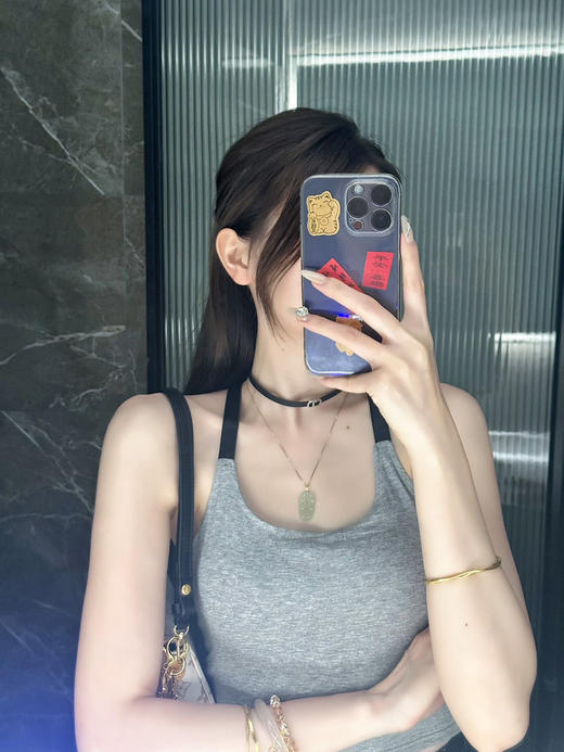 18k金 扣头 晴水叶子 商品图2