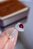 0.5ct刻面红宝石戒指 商品缩略图3