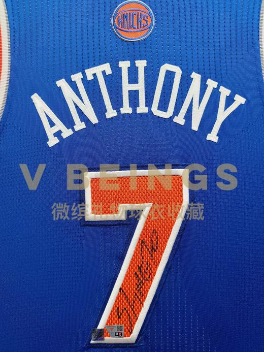 收藏系列 安东尼 尼克斯队7号 阿迪AU 亲笔签名球衣 商品图2