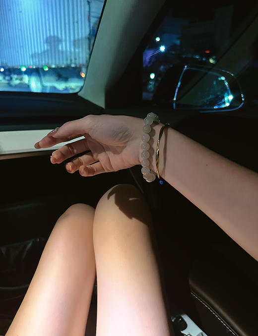 和田玉晴水料手串 商品图2