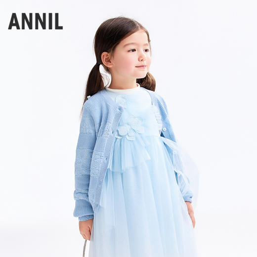 【实体店同款】女童开衫秋季新款安奈儿童装XG534116 商品图0