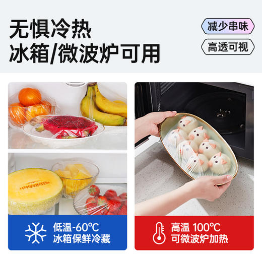 2袋 GRAREY格瑞亚-悬挂式保鲜膜套 400只 商品图5