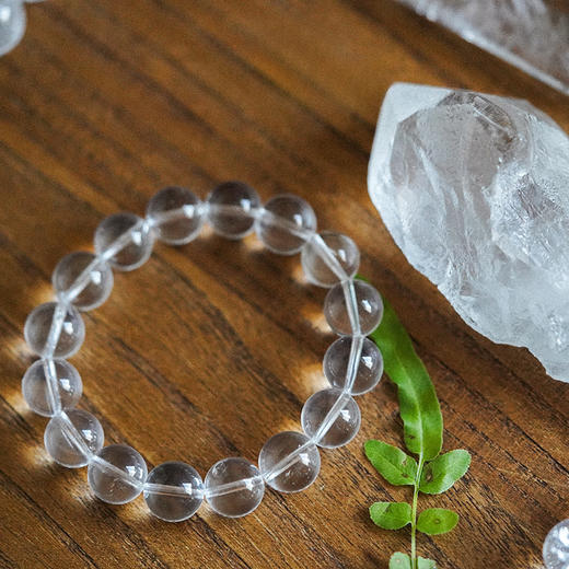 喜马拉雅白水晶手链 | 8-15mm 来自大地母亲的礼物 月下世界【透亮/彩虹随机发不接受指定 】「下单后72小时内发货」 商品图5