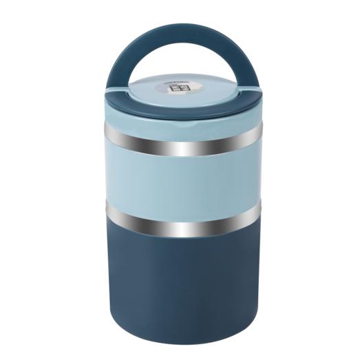 艾逸瑶选  贝卡斯双层不锈钢饭盒930ML  CJ-21041 商品图1