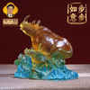 宋韶光大师步步如意母子犀牛古法琉璃家居摆件 商品缩略图1