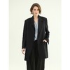 COCOBELLA高智感通勤长款外套纸片人女秋冬系带西装SI3098 商品缩略图3