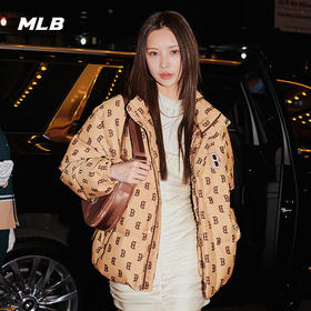 【M/L断码服】【微瑕，如无货做退款处理】MLB男女情侣羽绒服老花满印休闲明星同款23秋季新款3ADJM0736