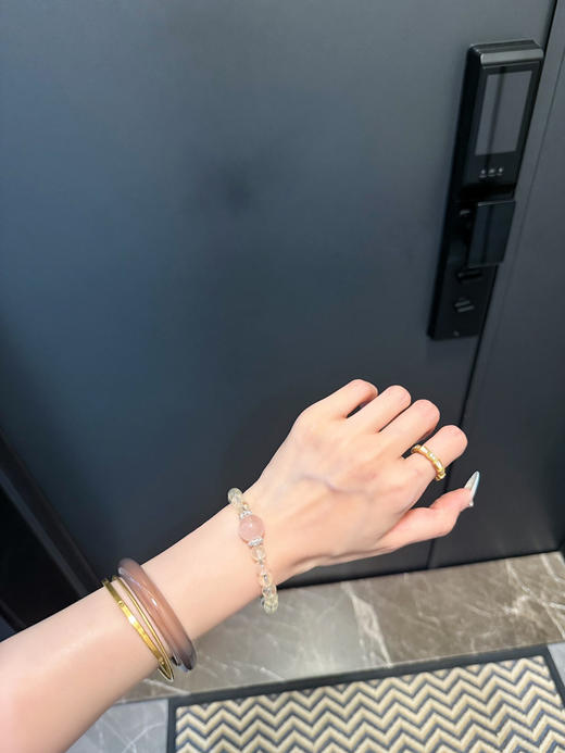 柠檬隔粉海蓝宝手串 商品图2