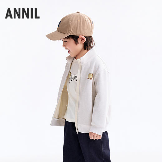 【实体店同款】男童立领针织外套秋季新款安奈儿童装XB535018 商品图2