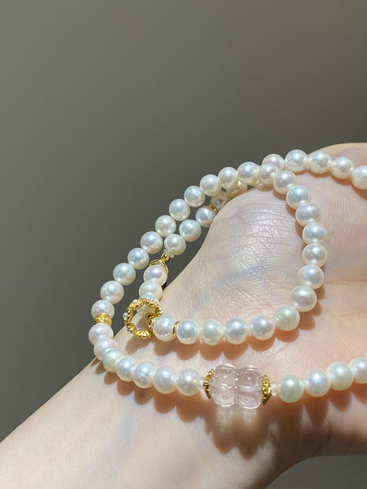 天然淡水珍珠两圈手串 商品图6