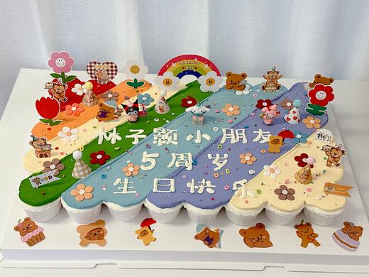 方形企业/儿童杯子组合卡通蛋糕-无夹心内有卡仕达酱-低糖无添加 商品图3