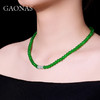 GAONAS  翠玲珑 中式贵气6mm绿珠项链11489XG 商品缩略图4