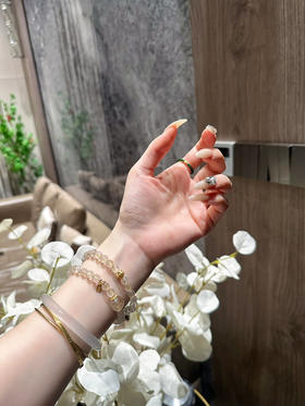 金发晶双层手串