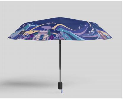 清华文创律动清华晴雨伞 商品图0