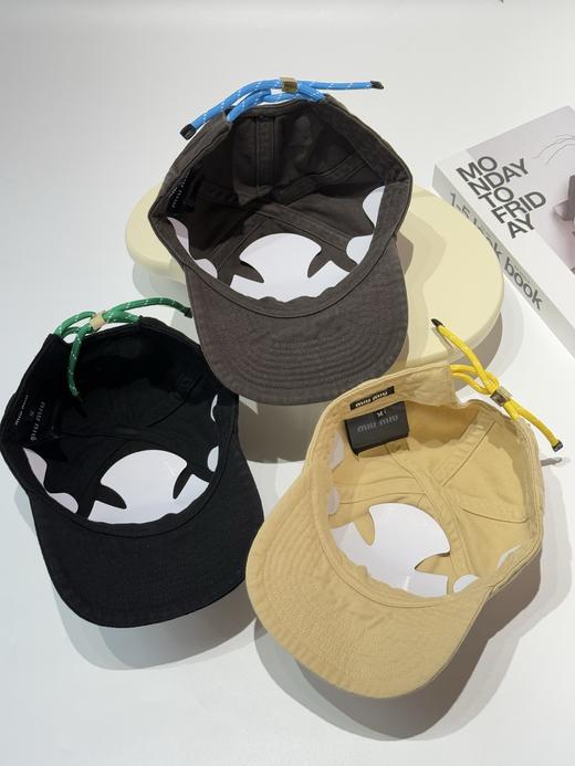 MiuMiu抽绳棒球帽 商品图6