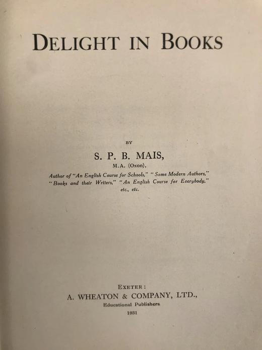 1931年 梅斯《书籍之爱》 10余幅插图 布面精装32开 商品图3