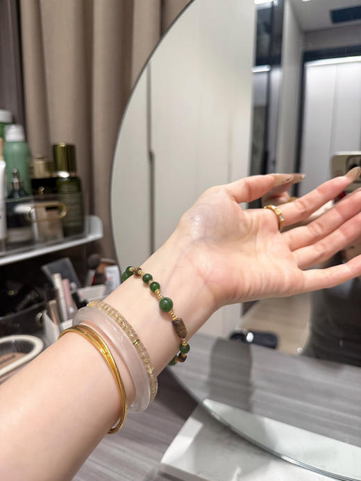 碧玉沉香手串 商品图0