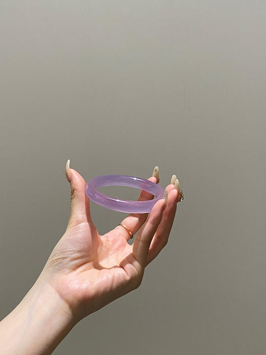 马料原矿紫手镯 商品图6