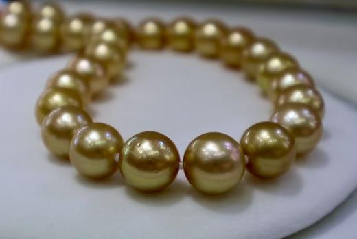 12mm-14.7mm金珠项链 商品图2