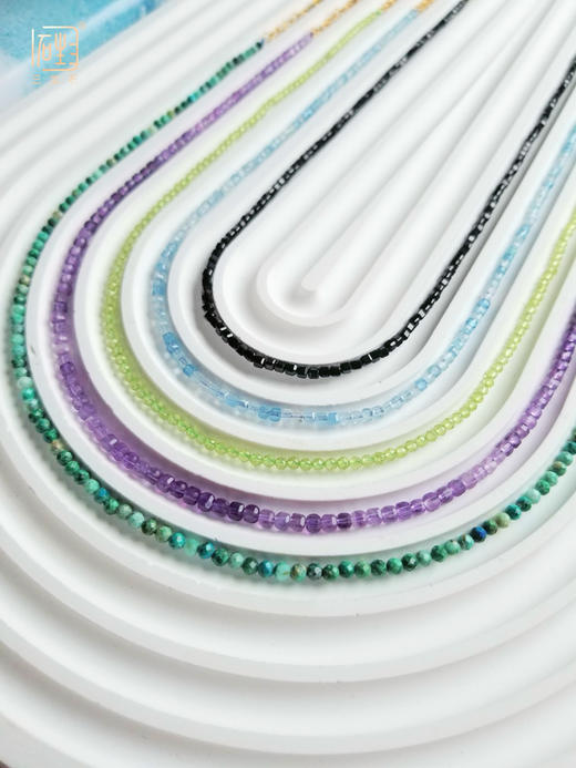 三生石“正念”彩宝晶石多用项链 商品图7