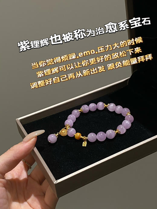 九紫离火运 💜
紫锂辉手串 商品图1