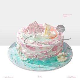 希利尔湖0卡糖动物奶油蛋糕  | FALANC CAKE