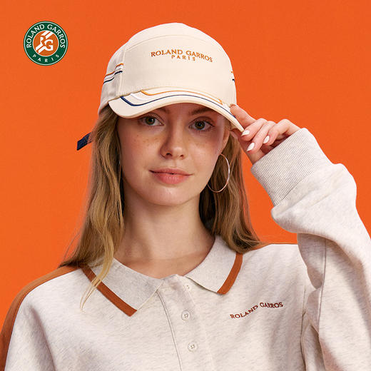 罗兰加洛斯Roland Garros法网米色棒球帽大头围鸭舌帽男女遮阳帽 商品图2