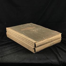 【德语】52*40cm！1915年 西班牙大师手绘稿图集（全2卷） 150幅插图 散页装带书匣