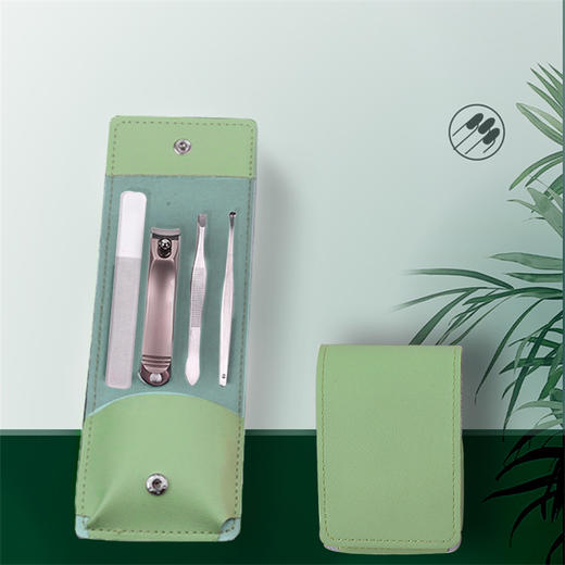 艾逸瑶选 阿西娜马卡龙修容修甲工具5件套 GJ-8012 商品图4