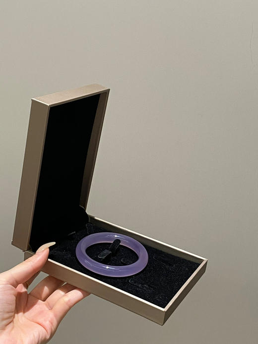 马料原矿紫手镯 商品图3