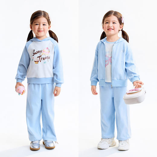 【实体店同款】女童全腰针织长裤秋季新款安奈儿童装XG536134 商品图3